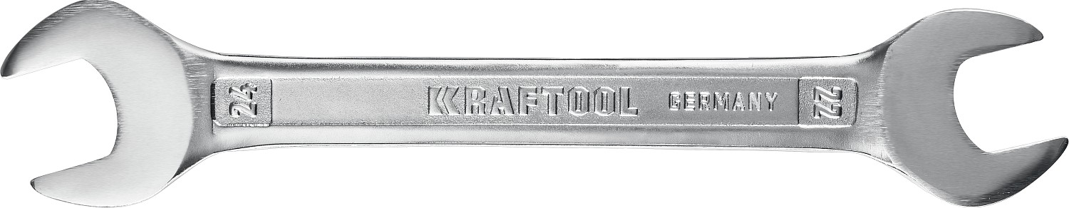 KRAFTOOL 22х24 мм, Cr-V сталь, хромированный, гаечный ключ рожковый 27033-22-24_z01 купить по цене 590 ₽ в интернет магазине ТЕХСАД