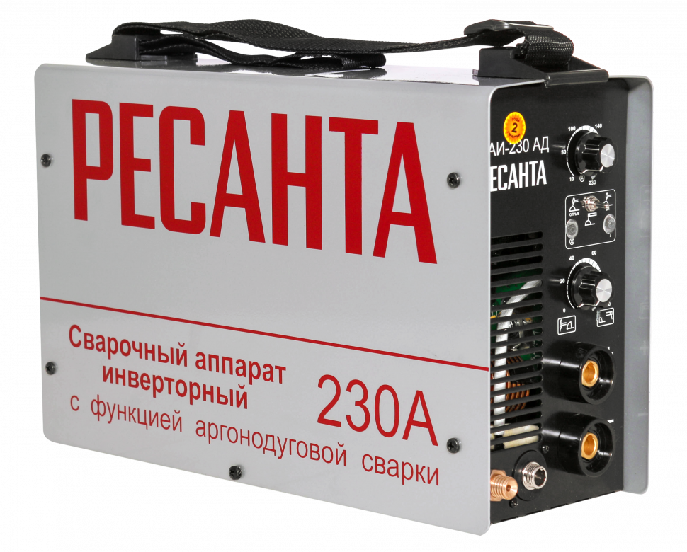 Сварочный аппарат инверторный Ресанта САИ-230 АД (аргонодуговой) купить по цене 35&nbsp;690 ₽ в интернет магазине ТЕХСАД