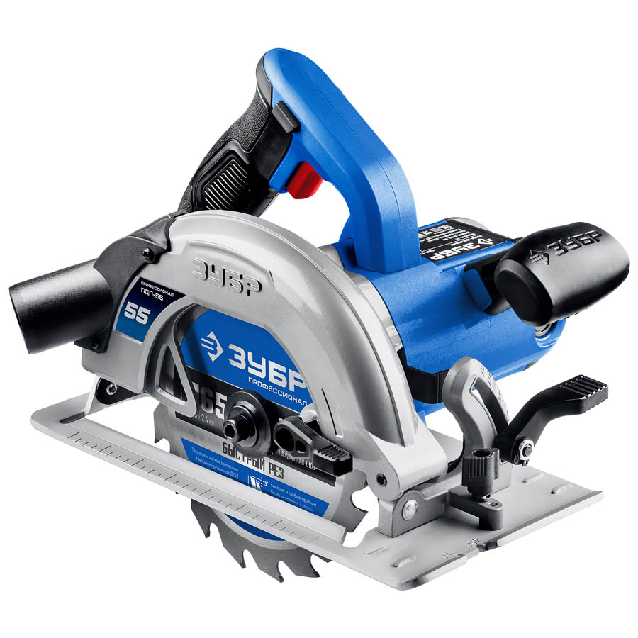 ЗУБР 1300 Вт, 165 мм, пила дисковая ПДП-55 Профессионал купить по цене 8&nbsp;270 ₽ в интернет магазине ТЕХСАД