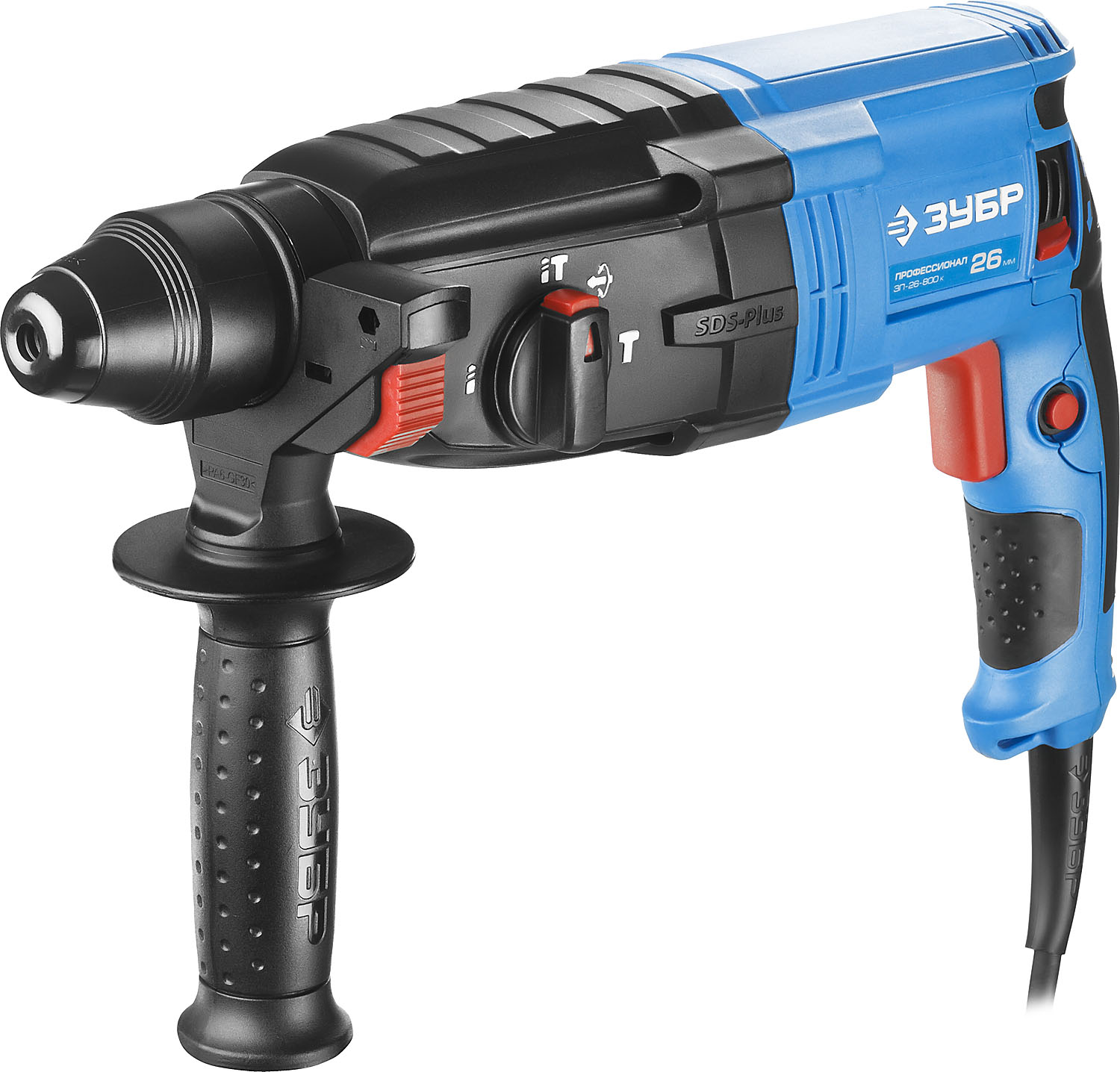 ЗУБР 800 Вт, 0-1200 об/мин, 0-4800 уд/мин, кейс, перфоратор горизонтальный ЗП-26-800 К Профессионал купить по цене 8&nbsp;410 ₽ в интернет магазине ТЕХСАД