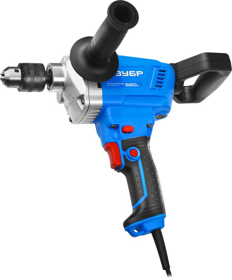 ЗУБР 820 Вт, 0-650 об/мин, дрель-миксер реверсивная ЗДМ-820 РМ Профессионал купить по цене 7&nbsp;060 ₽ в интернет магазине ТЕХСАД