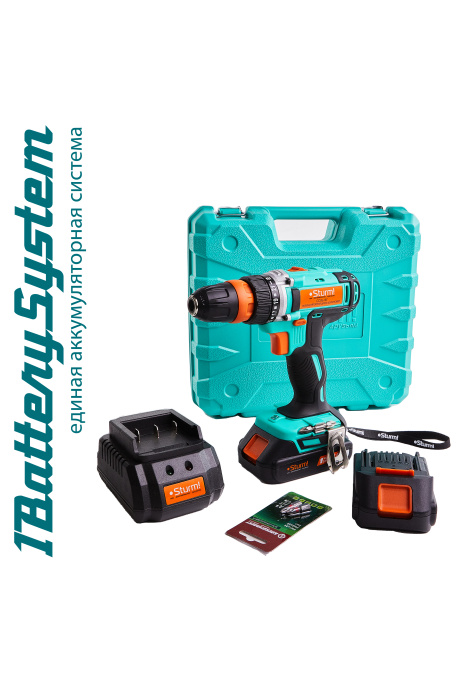 Аккумуляторный шуруповерт Sturm! CD3618T 1BatterySystem купить по цене 8&nbsp;950 ₽ в интернет магазине ТЕХСАД
