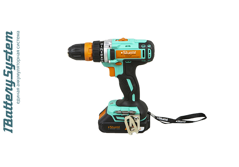 Аккумуляторный шуруповерт Sturm! CD3618T 1BatterySystem купить по цене 8&nbsp;950 ₽ в интернет магазине ТЕХСАД