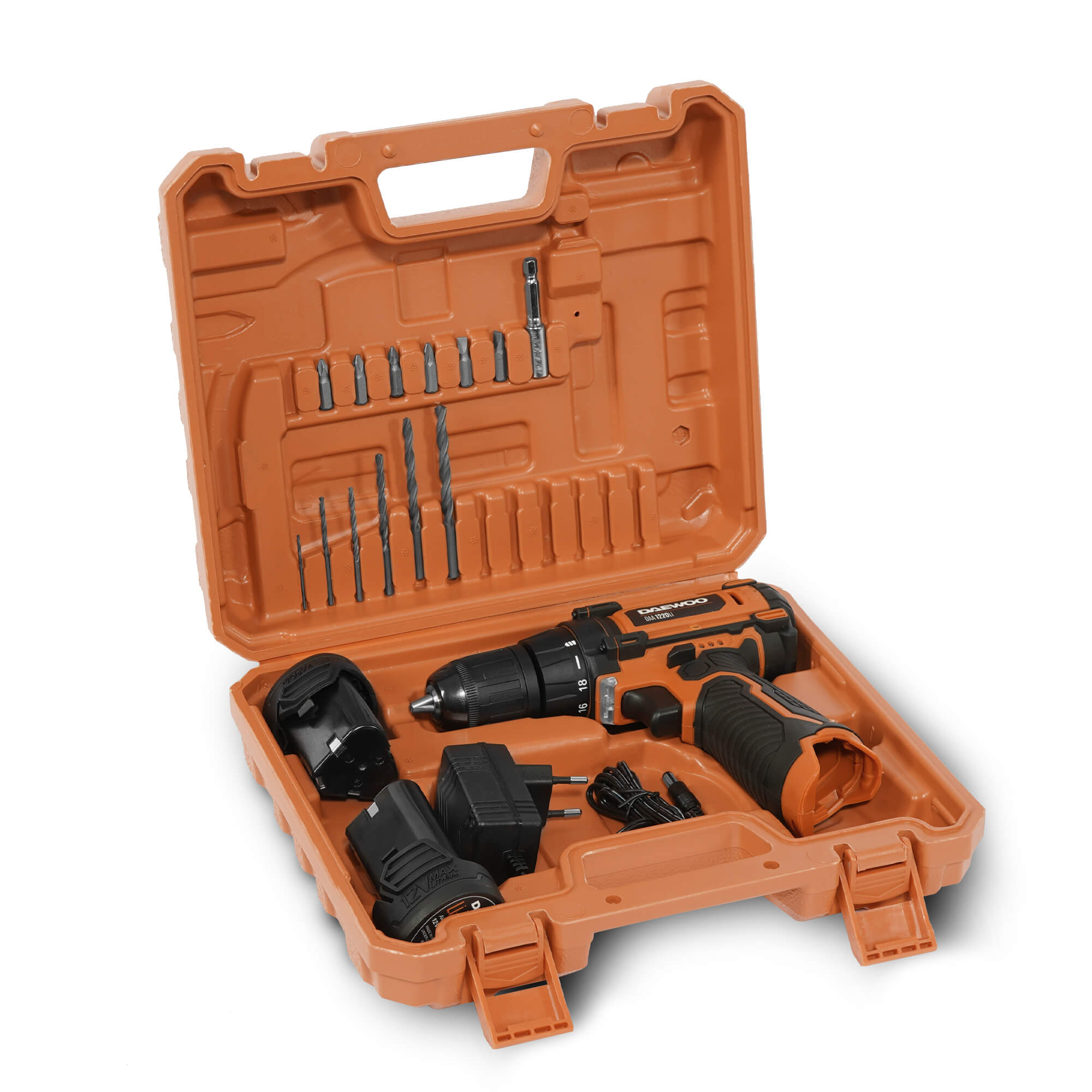 Дрель-шуруповерт аккумуляторная DAEWOO DAA 1220Li купить по цене 5&nbsp;490 ₽ в интернет магазине ТЕХСАД