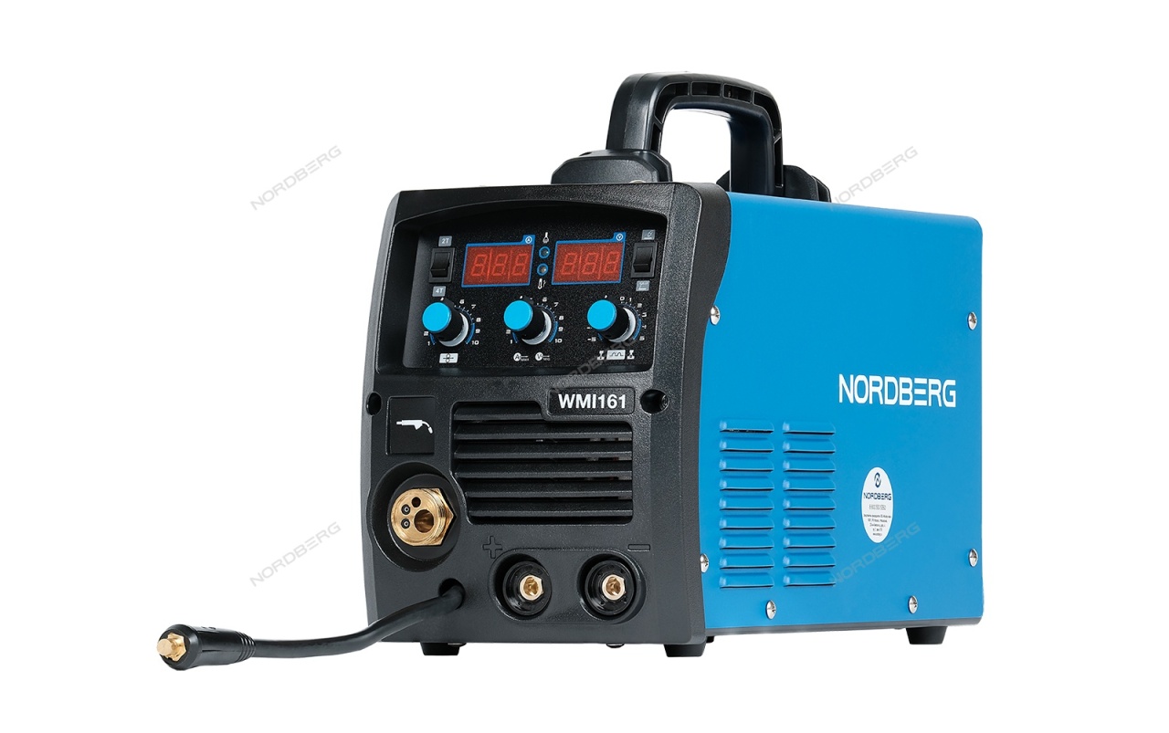 Аппарат сварочный 160A, инверторный NORDBERG WMI161 купить по цене 24&nbsp;011 ₽ в интернет магазине ТЕХСАД