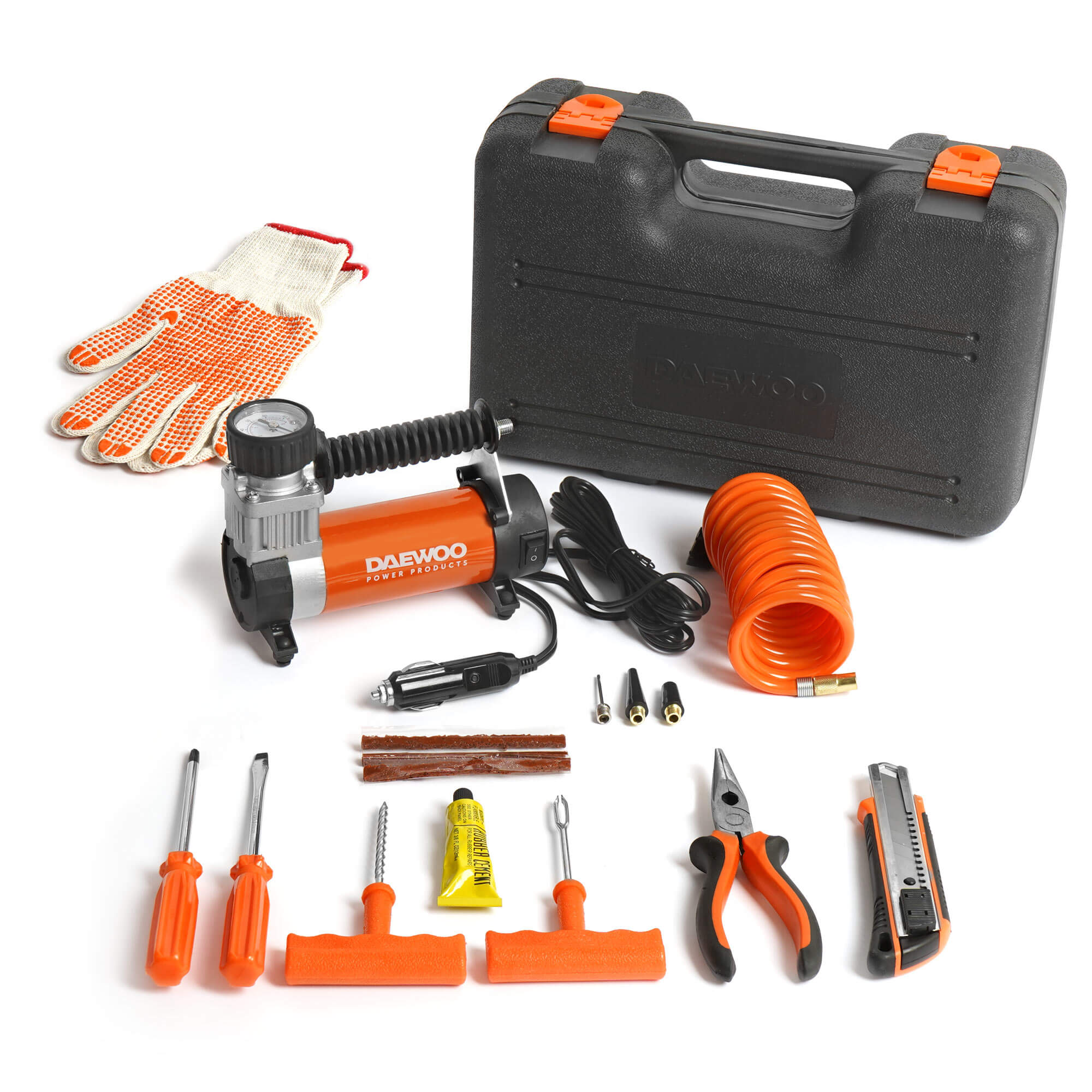 Автомобильный компрессор DAEWOO DW 55 PLUS купить по цене 5&nbsp;290 ₽ в интернет магазине ТЕХСАД