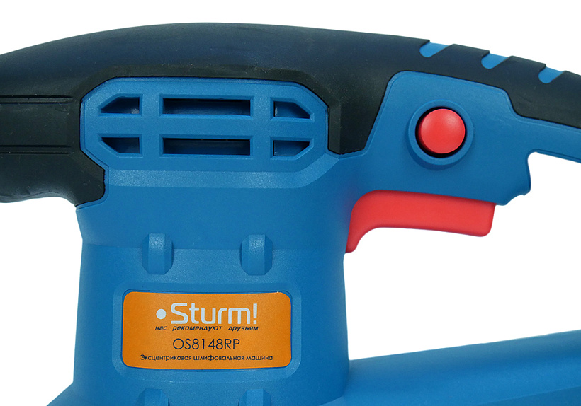 Эксцентриковая шлифовальная машина Sturm! OS8148RP купить по цене 6&nbsp;390 ₽ в интернет магазине ТЕХСАД