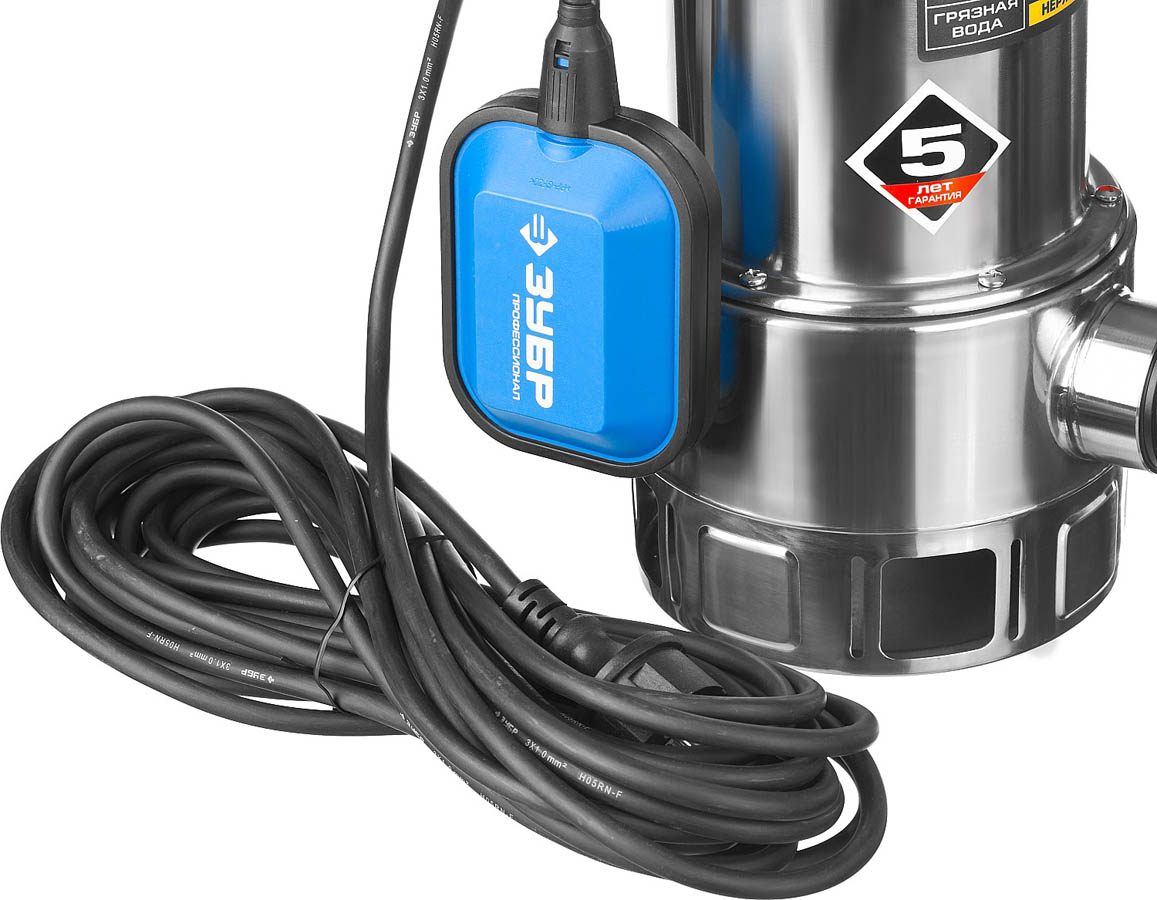 ЗУБР 750 Вт, 220 л/мин, насос погружной дренажный для грязной воды НПГ-Т3-750-С Профессионал купить по цене 10&nbsp;020 ₽ в интернет магазине ТЕХСАД