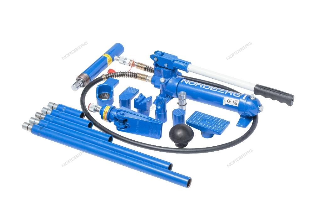 Набор гидравлического инструмента (гидравлическая растяжка), 4 т, кейс NORDBERG N3804 купить по цене 13&nbsp;253 ₽ в интернет магазине ТЕХСАД