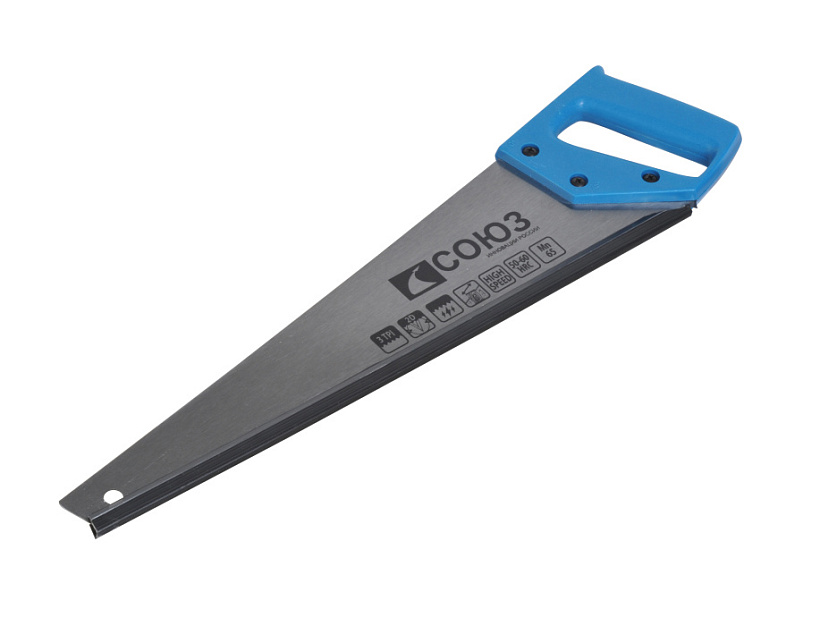 Ножовка по дереву СОЮЗ 1060-13-450С купить по цене 360 ₽ в интернет магазине ТЕХСАД