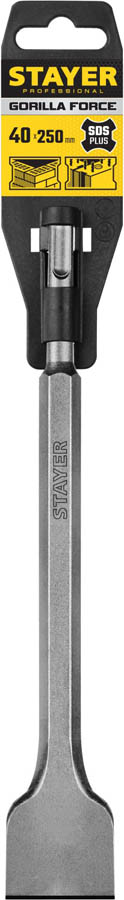 STAYER 40 х 250 мм, SDS-Plus, зубило плоское 29353-40-250_z02 купить по цене 380 ₽ в интернет магазине ТЕХСАД