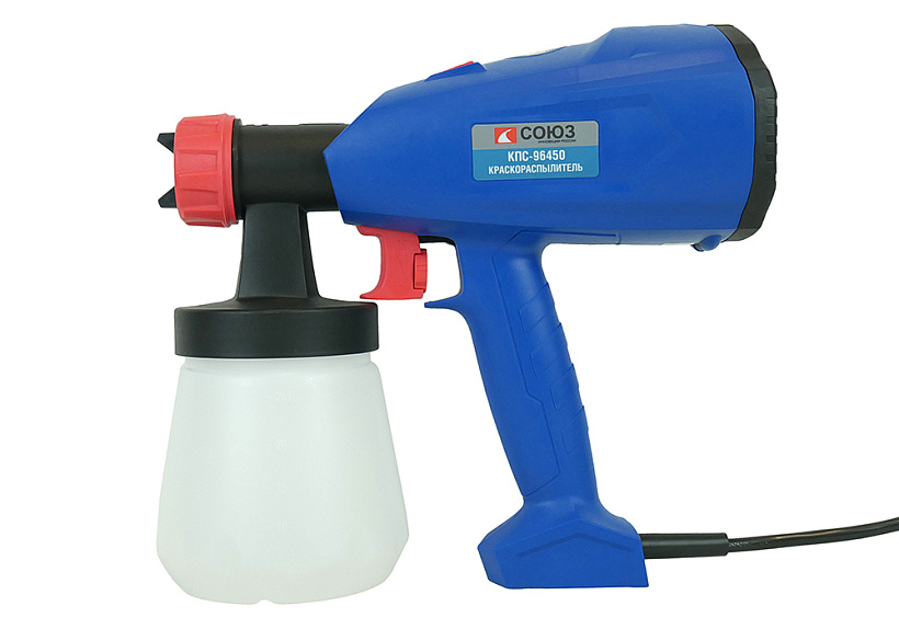 Краскопульт электрический СОЮЗ КПС-96450 купить по цене 3&nbsp;990 ₽ в интернет магазине ТЕХСАД