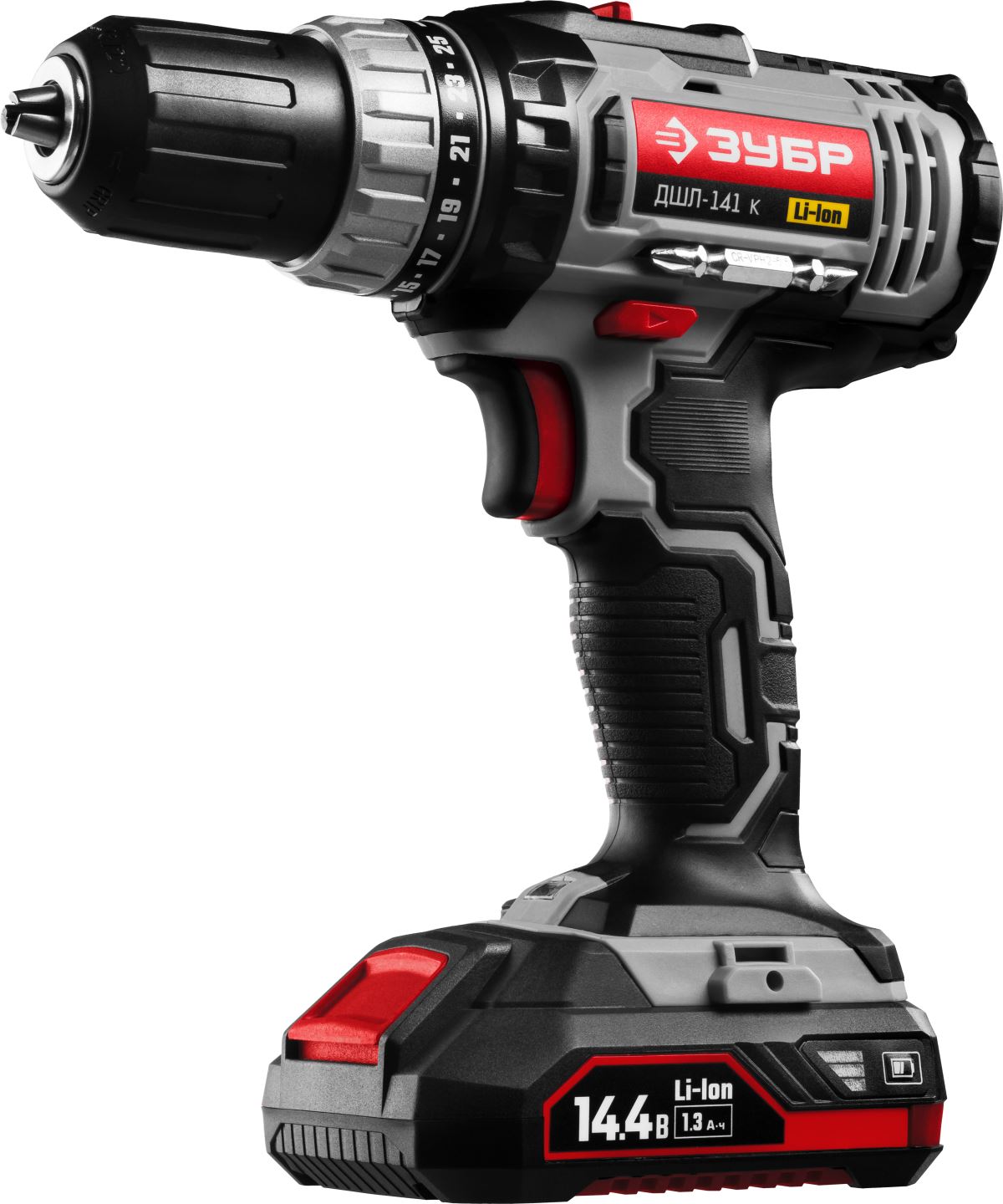 ЗУБР Li-Ion, 14.4 В, кейс, дрель-шуруповерт ДШЛ-141 К Стандарт купить по цене 3&nbsp;810 ₽ в интернет магазине ТЕХСАД