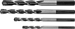ЗУБР 4 шт: Ø 5-6-8-10 мм, набор сверл по бетону 2916-H4 Профессионал купить по цене 149 ₽ в интернет магазине ТЕХСАД