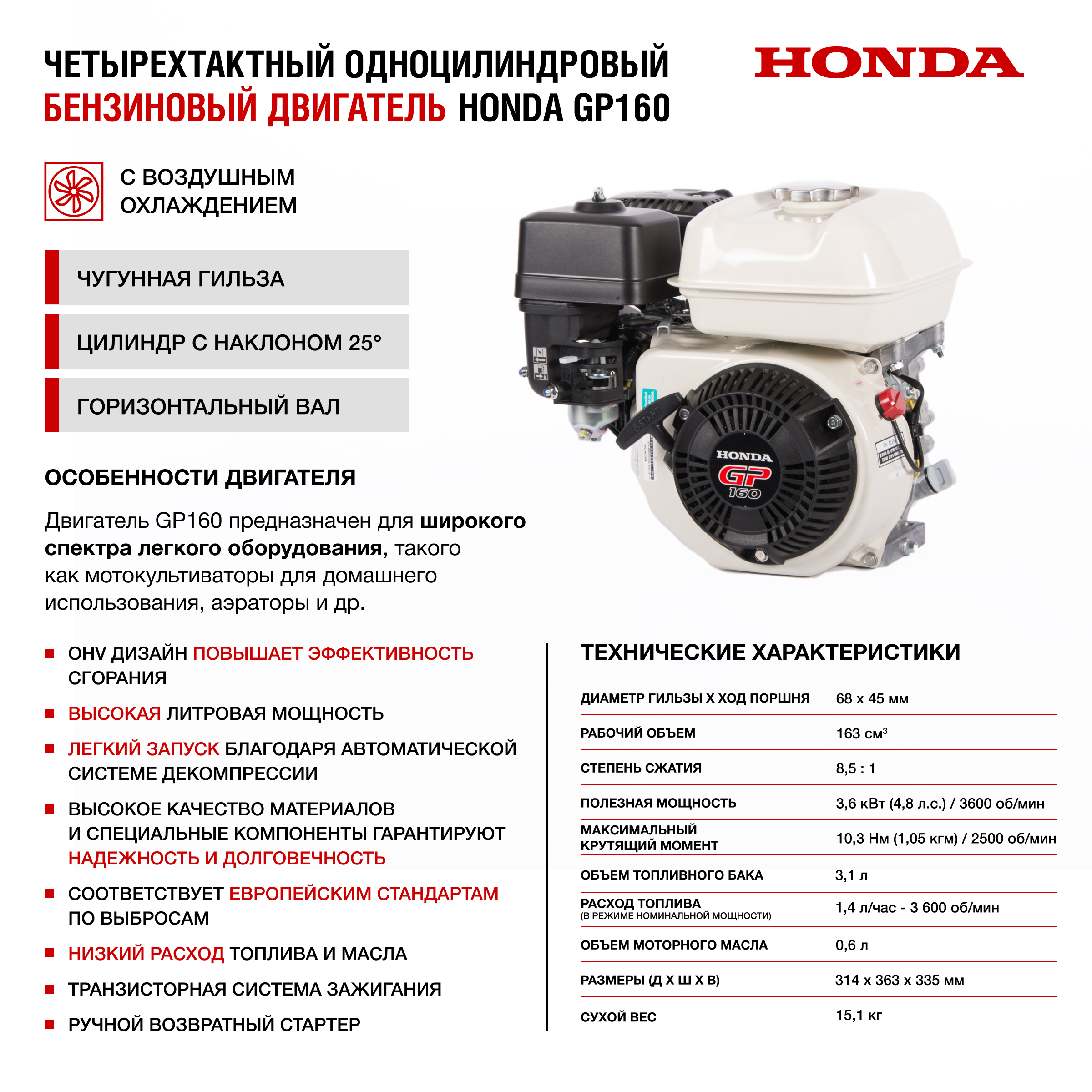 Мотопомпа HND WP30PC (с двигателем Honda) купить по цене 39&nbsp;900 ₽ в интернет магазине ТЕХСАД