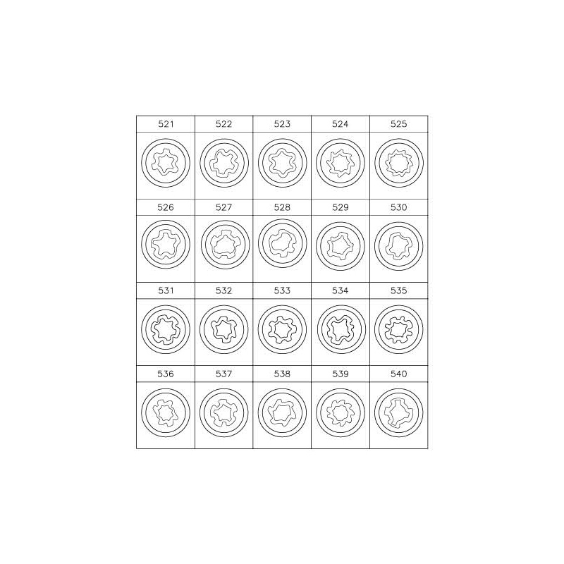 Набор насадок для секреток колес VW, 20 предметов KING TONY 9BW0120 купить по цене 23&nbsp;500 ₽ в интернет магазине ТЕХСАД