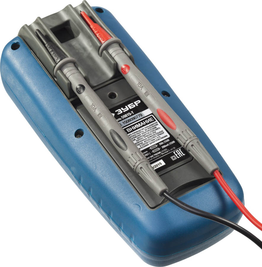 ЗУБР мультиметр цифровой PRO-815-Т 59815-T купить по цене 5&nbsp;240 ₽ в интернет магазине ТЕХСАД