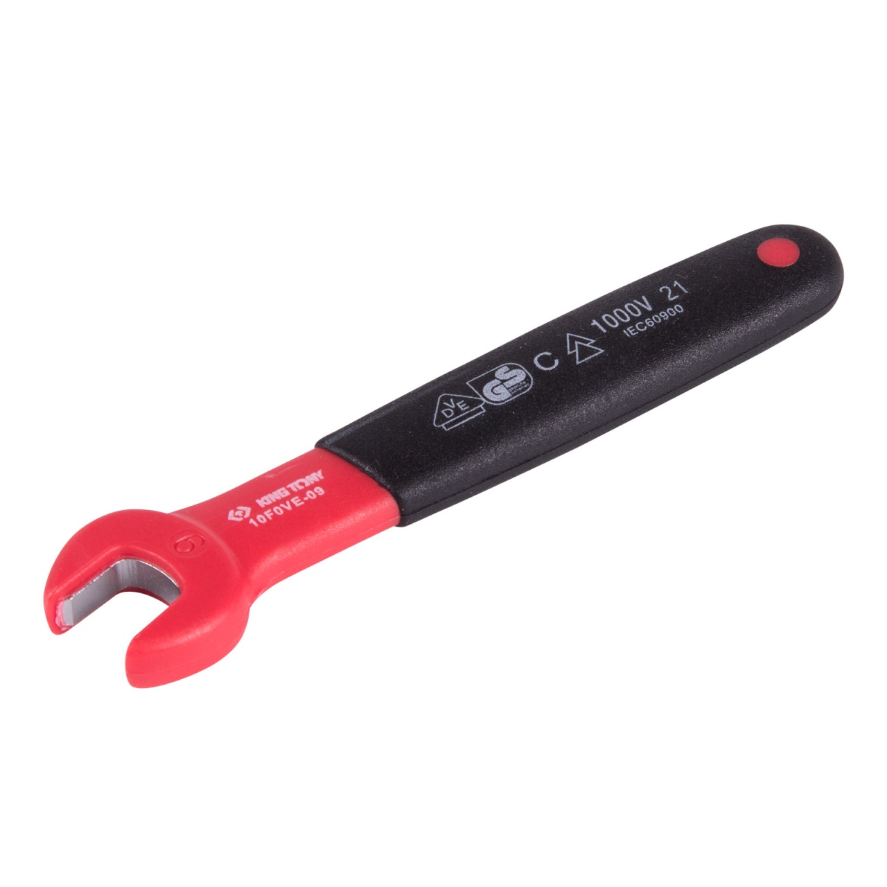 Ключ рожковый диэлектрический 9 мм KING TONY 10F0VE-09 купить по цене 1&nbsp;680 ₽ в интернет магазине ТЕХСАД