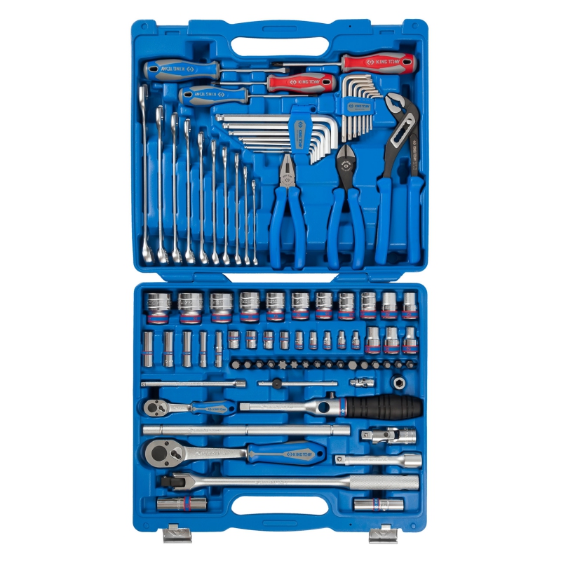 Набор инструментов универсальный, дюймовый, 87 предметов KING TONY 7587SR01 купить по цене 24&nbsp;300 ₽ в интернет магазине ТЕХСАД