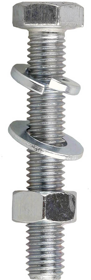 ЗУБР M6 x 60 мм, 6 шт., болт с шестигранной головкой в комплекте с гайкой, шайбой, шайбой пружинной 4-303436-06-060 купить по цене 33 ₽ в интернет магазине ТЕХСАД