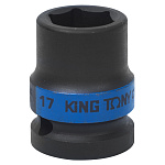 Головка торцевая ударная шестигранная 1/2'', 17 мм KING TONY 453517M купить по цене 350 ₽ в интернет магазине ТЕХСАД