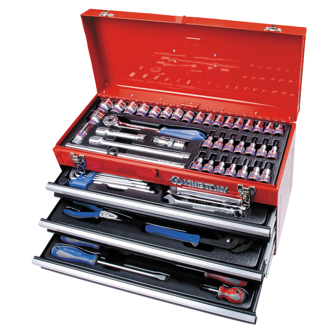 Набор инструментов универсальный, выдвижной ящик, 73 предмета KING TONY 901-073MR купить по цене 38&nbsp;050 ₽ в интернет магазине ТЕХСАД