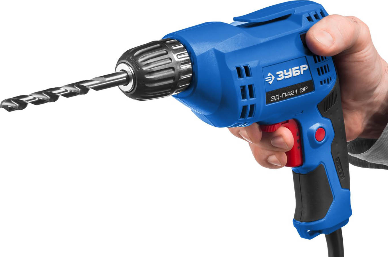ЗУБР 420 Вт, дрель безударная реверсивная ЗД-П421 ЭР Профессионал купить по цене 3&nbsp;700 ₽ в интернет магазине ТЕХСАД