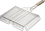 GRINDA 340х260 мм, нержавеющая, решетка-гриль объемная BARBECUE 424732 купить по цене 1&nbsp;080 ₽ в интернет магазине ТЕХСАД