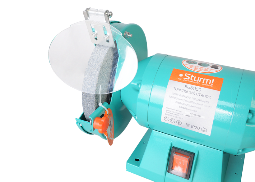 Точильный дисково-ленточный станок Sturm! BG61150 купить по цене 6&nbsp;990 ₽ в интернет магазине ТЕХСАД