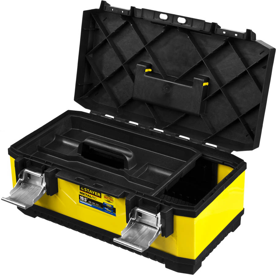 STAYER 498 х 289 х 222 мм (19.5''), металлический, ящик для инструментов METALPro 2-38011-18_z01 Professional купить по цене 2&nbsp;970 ₽ в интернет магазине ТЕХСАД