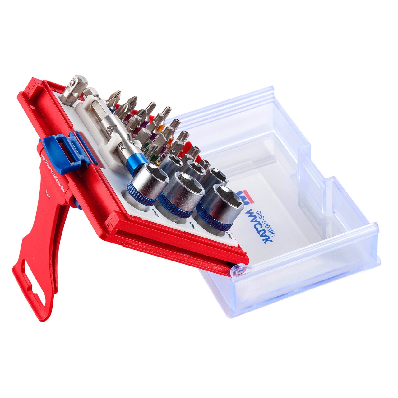 Набор вставок (бит) 1/4'', PH, PZ, Hex, Torx, Slotted, 28 предметов МАСТАК 058-10028C купить по цене 2&nbsp;600 ₽ в интернет магазине ТЕХСАД