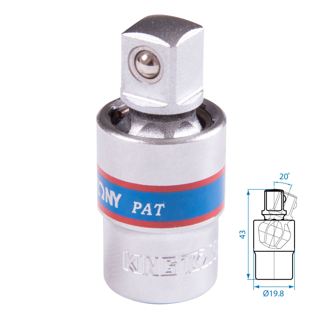 Кардан 3/8'', шаровый KING TONY 3793 купить по цене 560 ₽ в интернет магазине ТЕХСАД