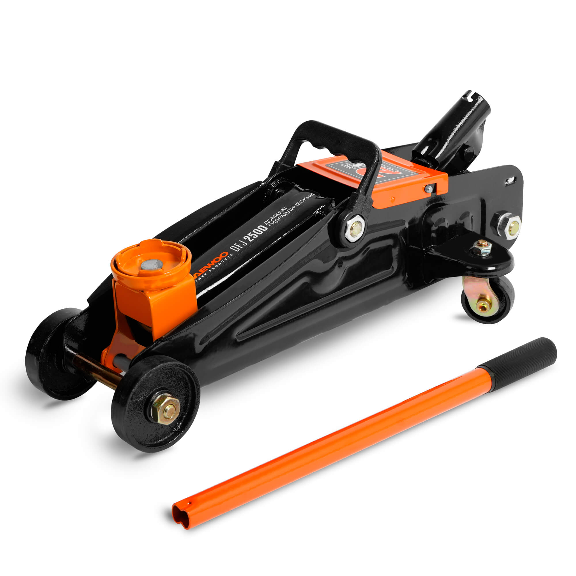 Домкрат гидравлический DAEWOO DFJ 2500 купить по цене 5&nbsp;490 ₽ в интернет магазине ТЕХСАД