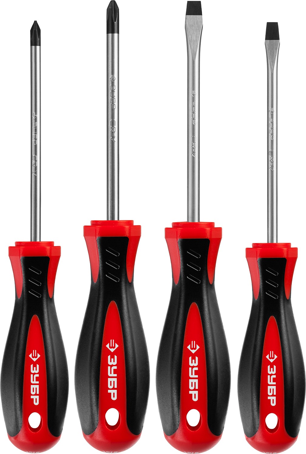 ЗУБР 4 шт, набор отверток 25065-H4_z03 Мастер купить по цене 640 ₽ в интернет магазине ТЕХСАД