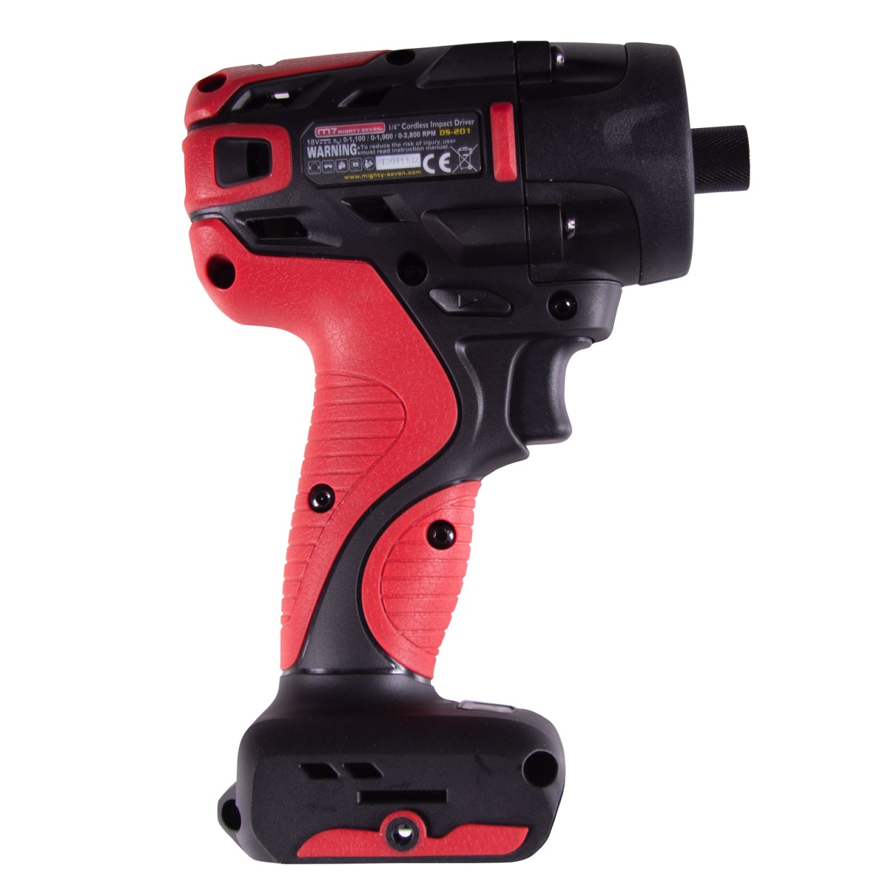 Аккумуляторный шуруповерт 18 В, без аккумулятора и ЗУ MIGHTY SEVEN DS-201 купить по цене 11&nbsp;300 ₽ в интернет магазине ТЕХСАД