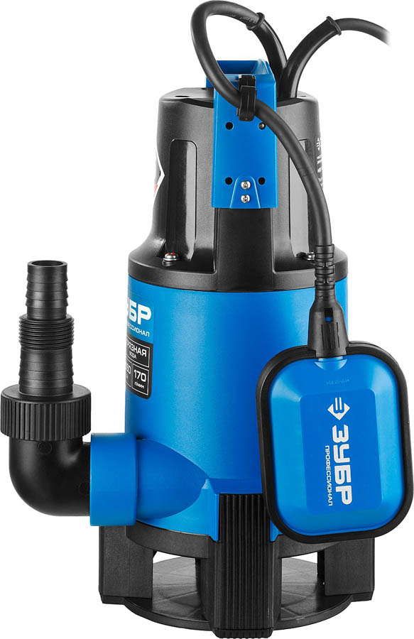 ЗУБР 550 Вт, 170 л/мин, насос погружной дренажный для грязной воды НПГ-Т3-550 Профессионал купить по цене 6&nbsp;640 ₽ в интернет магазине ТЕХСАД