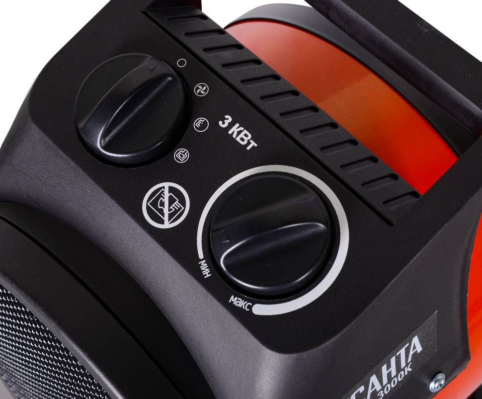 Электрическая теплопушка РЕСАНТА ТЭПК-3000K купить по цене 3&nbsp;590 ₽ в интернет магазине ТЕХСАД