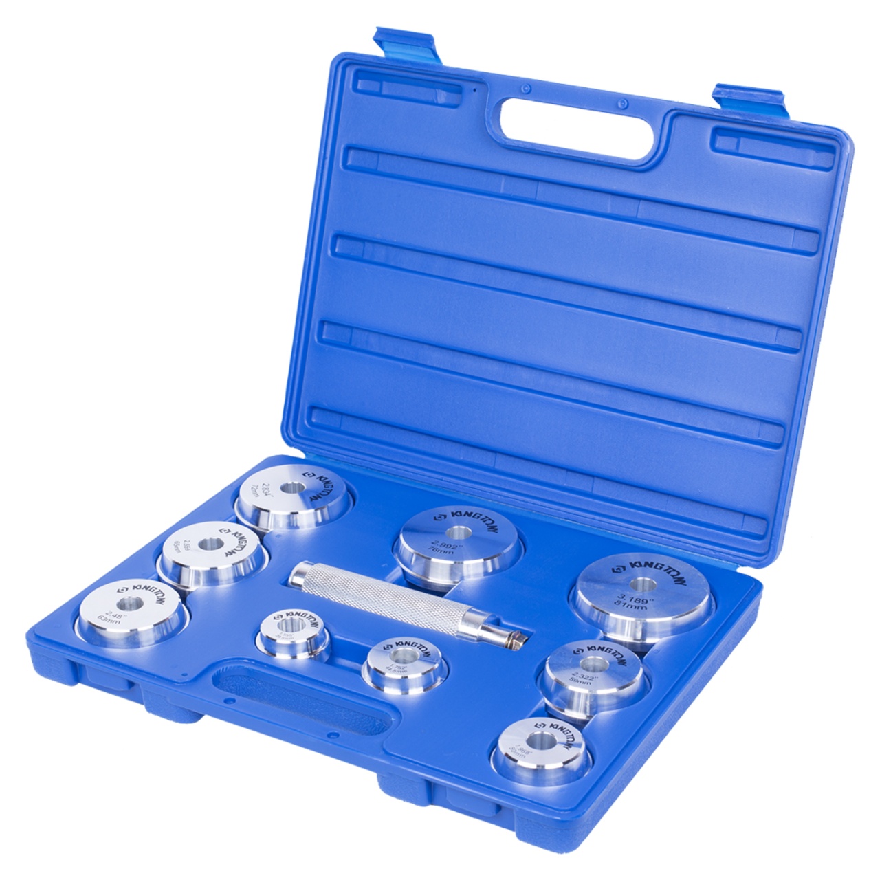 Набор оправок для подшипников и сальников, 39-81 мм, 10 предметов KING TONY 9BA11 купить по цене 10&nbsp;950 ₽ в интернет магазине ТЕХСАД