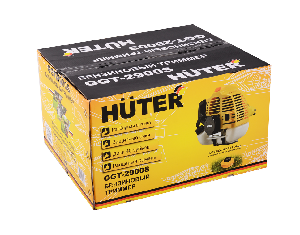 Триммер бензиновый HUTER GGT-2900S купить по цене 13&nbsp;290 ₽ в интернет магазине ТЕХСАД