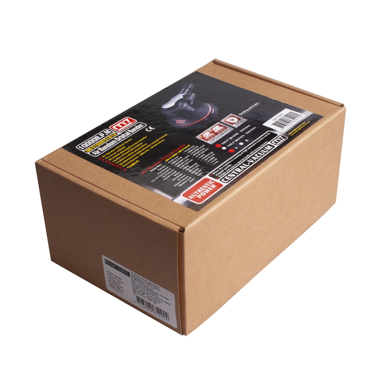 Пневматическая орбитальная шлифовальная машина 150 мм, 12000 об/мин MIGHTY SEVEN QB-51602 купить по цене 20&nbsp;950 ₽ в интернет магазине ТЕХСАД