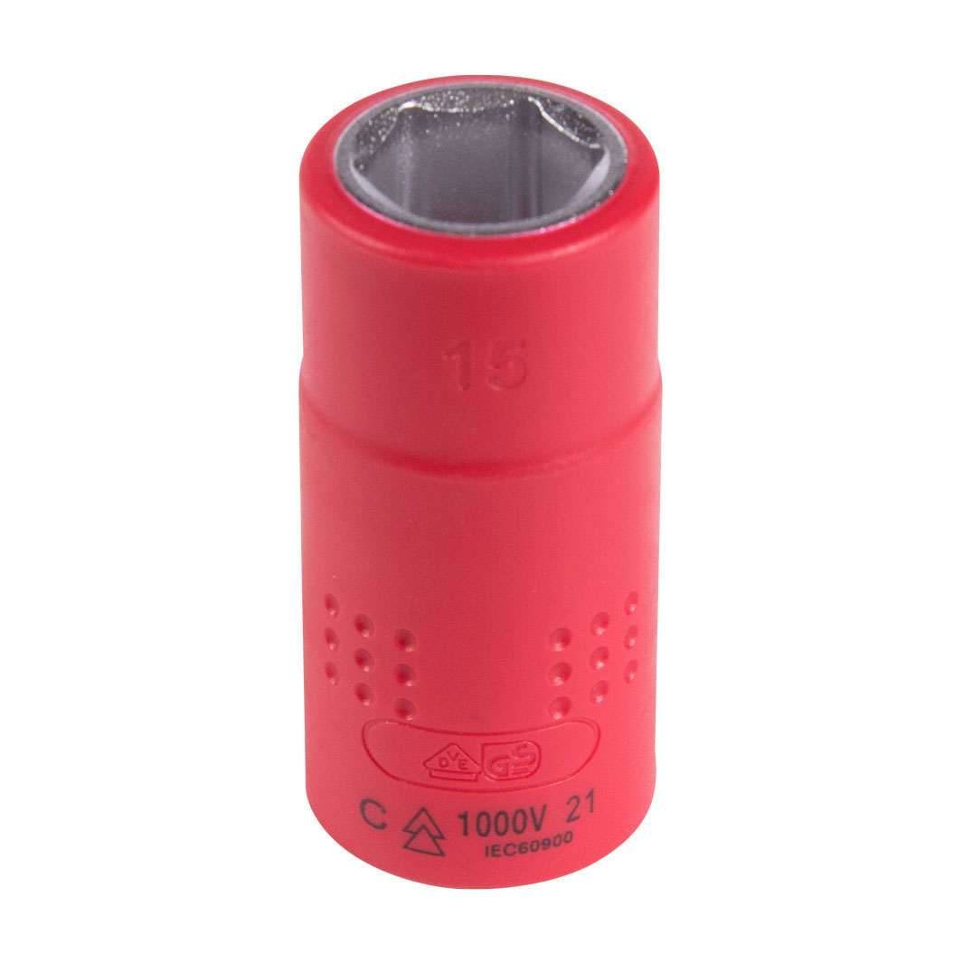 Головка торцевая диэлектрическая шестигранная 1/2'', 15 мм KING TONY 4335VE15M купить по цене 950 ₽ в интернет магазине ТЕХСАД