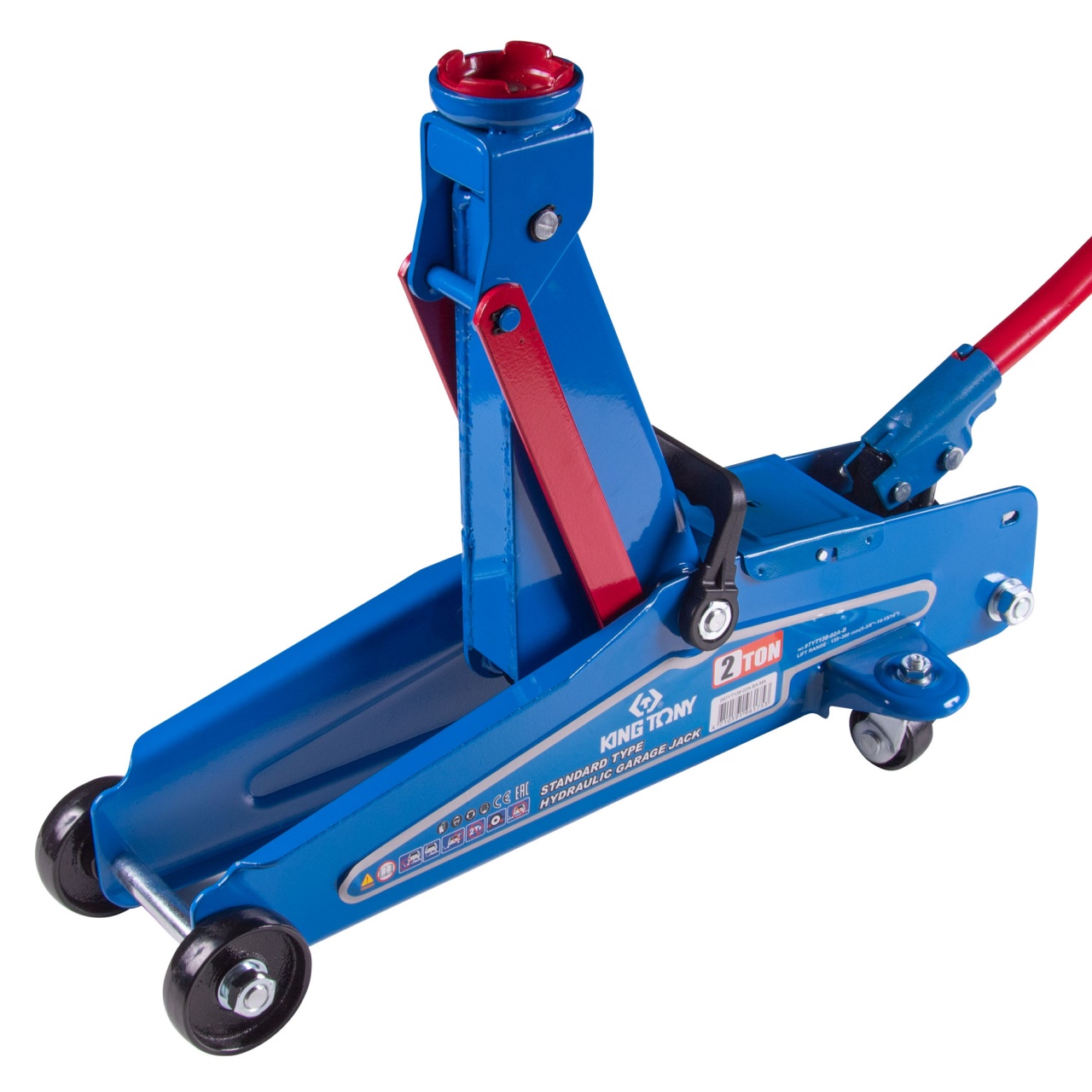 Домкрат подкатной 2 т, кейс KING TONY 9TYT138-02A-BA купить по цене 5&nbsp;450 ₽ в интернет магазине ТЕХСАД