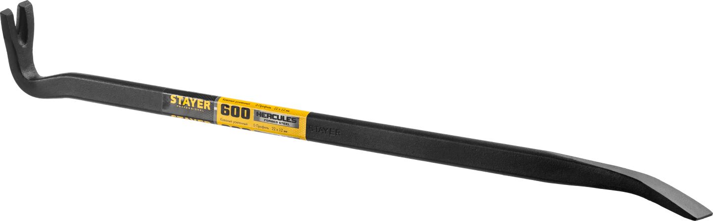 STAYER 600 мм, сталь 45, сечение 12х22 мм, лом-гвоздодер Hercules 21643-60_z01 Professional купить по цене 1&nbsp;070 ₽ в интернет магазине ТЕХСАД