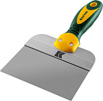 KRAFTOOL 150 мм, нержавеющее полотно, двухкомпонентная рукоятка, шпатель фасадный 10036-150 купить по цене 990 ₽ в интернет магазине ТЕХСАД