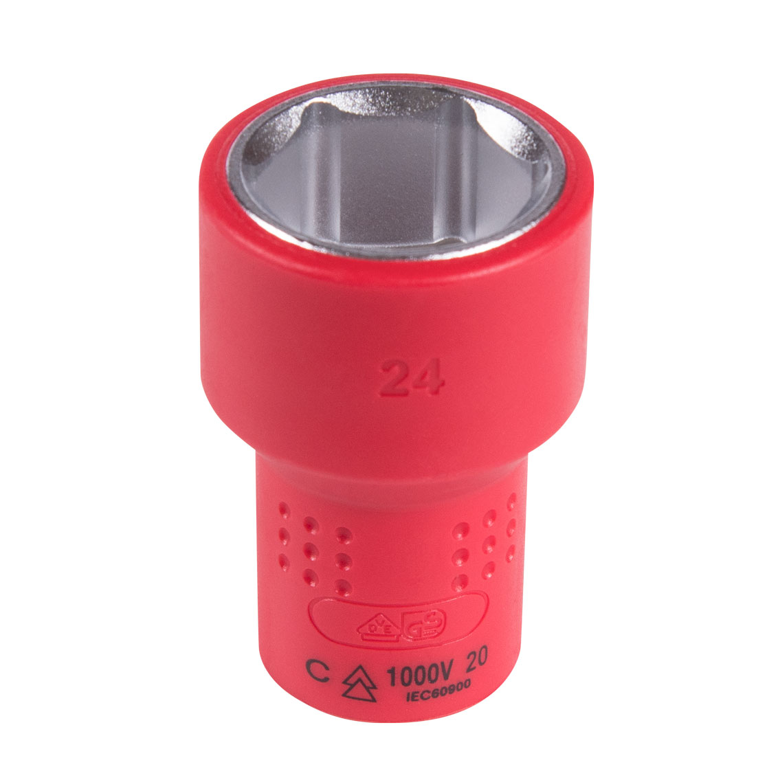 Головка торцевая диэлектрическая шестигранная 1/2'', 24 мм KING TONY 4335VE24M купить по цене 1&nbsp;260 ₽ в интернет магазине ТЕХСАД