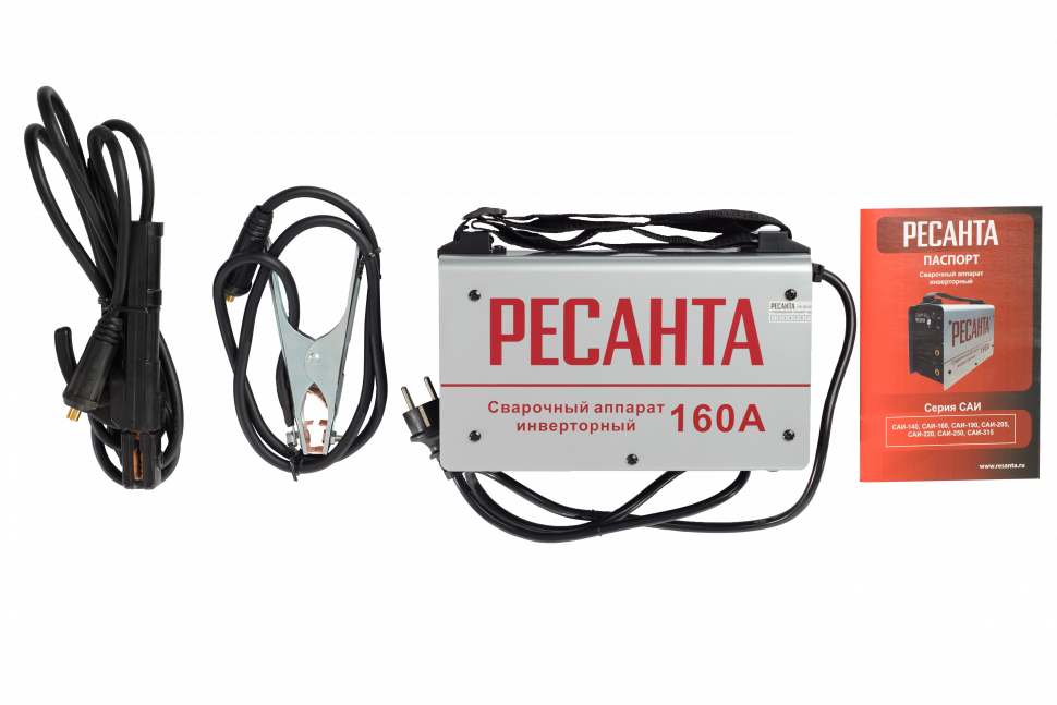 Сварочный аппарат инверторный Ресанта САИ 160 купить по цене 6&nbsp;890 ₽ в интернет магазине ТЕХСАД