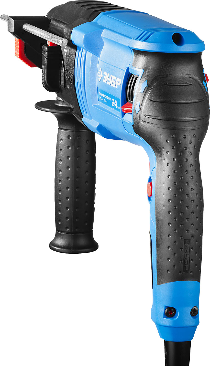 ЗУБР 750 Вт, 0-1100 об/мин, 0-4500 уд/мин, кейс, перфоратор горизонтальный ЗП-24-750 К Профессионал купить по цене 7&nbsp;900 ₽ в интернет магазине ТЕХСАД