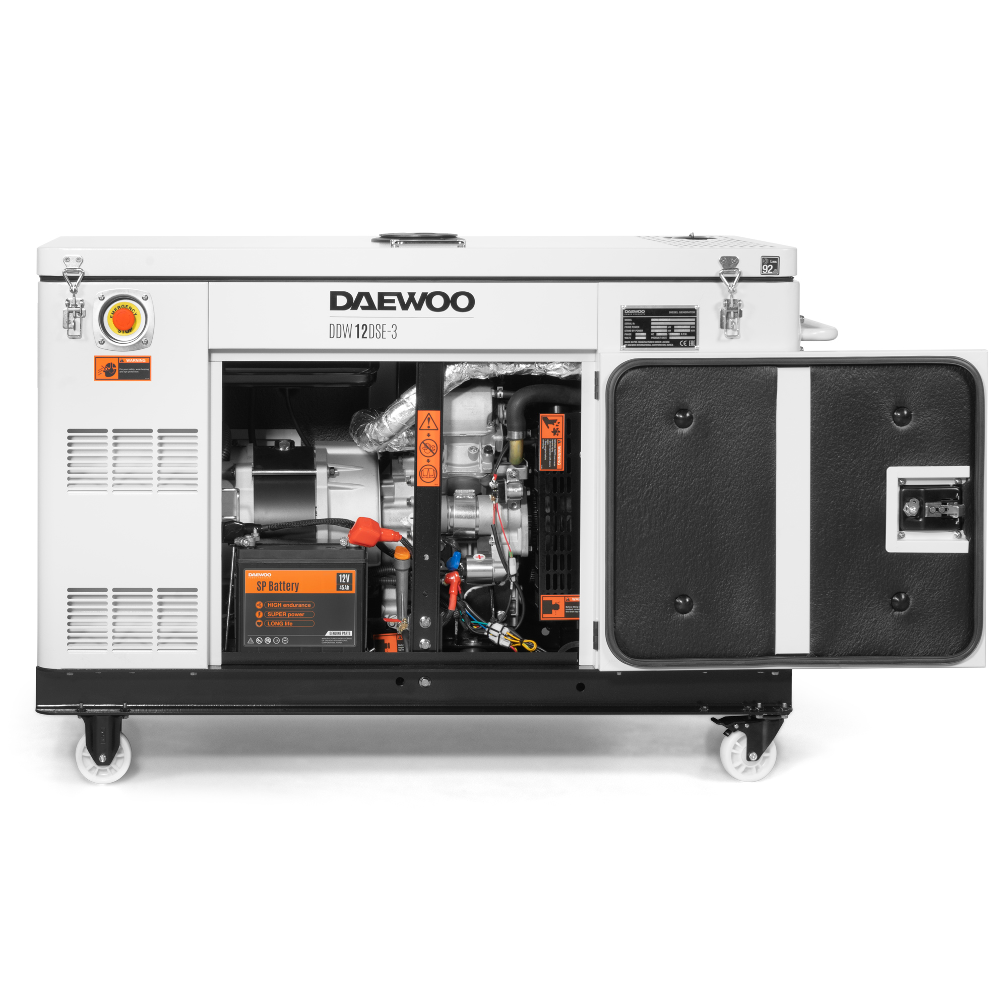 Дизельный генератор DAEWOO DDW 12 DSE-3 купить по цене 499&nbsp;990 ₽ в интернет магазине ТЕХСАД