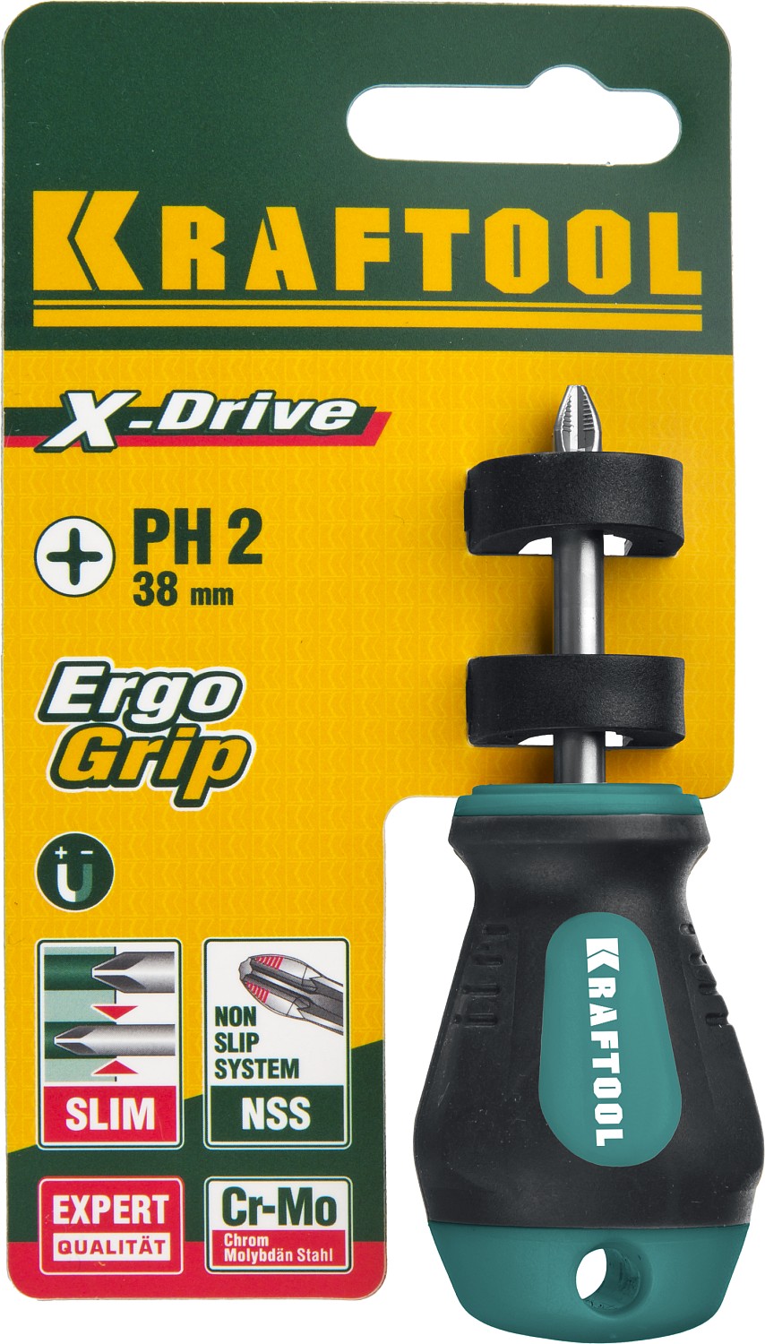KRAFTOOL PH2х38 мм, отвертка слесарная 250072-2-038 купить по цене 327 ₽ в интернет магазине ТЕХСАД