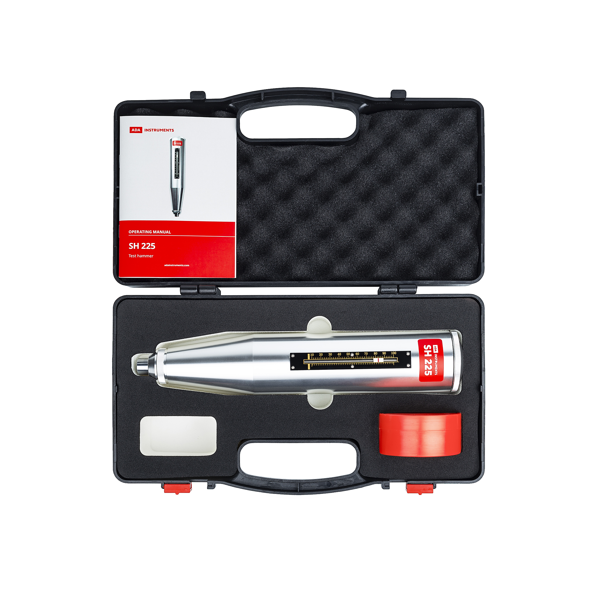 Измеритель прочности бетона (склерометр) ADA SH 225 купить по цене 19&nbsp;990 ₽ в интернет магазине ТЕХСАД